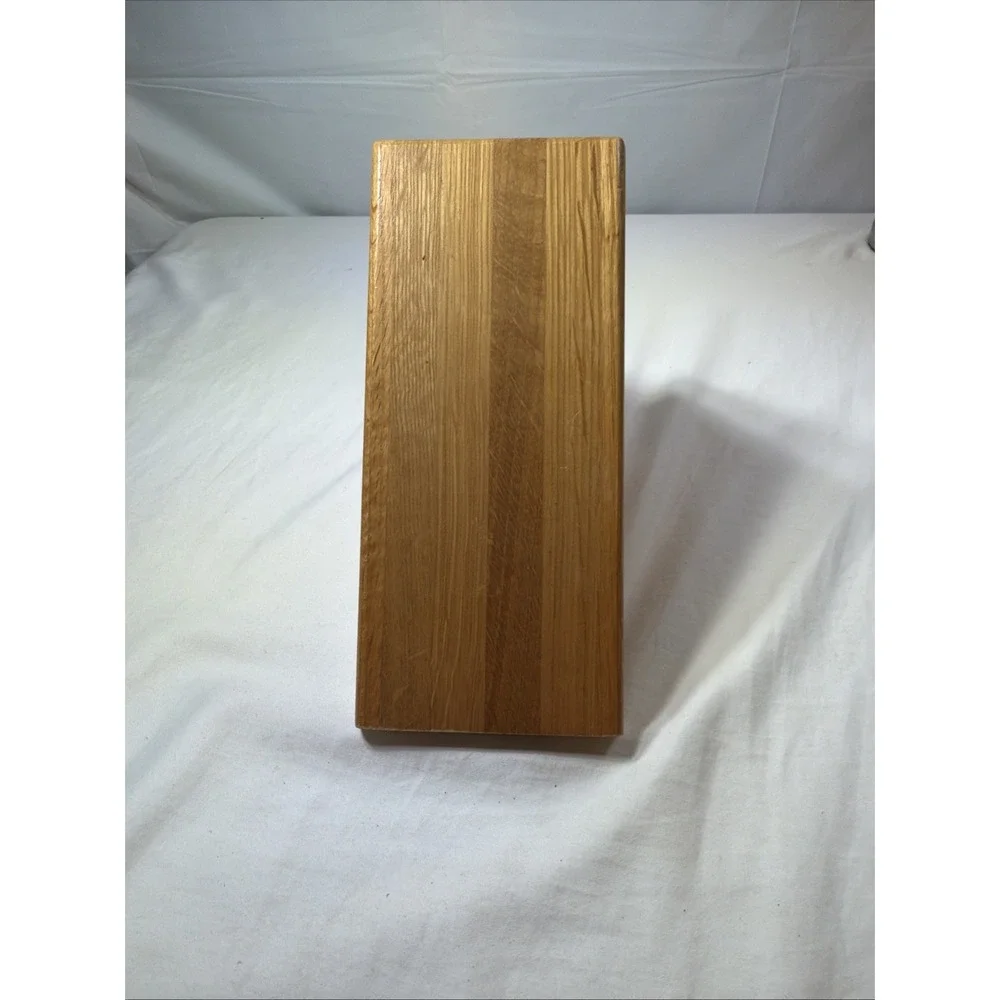 CUTCO 7 Slot Knife Block Dark Oak Wood Brown for 7 Piece Galley Set USA